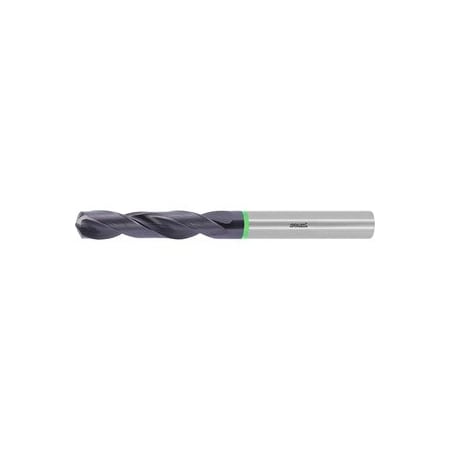 Holex Pro Steel Solid Carbide Drill, 12.5 mm Dia, 140 Deg Point Angle, TiAlN Coated, Plain Shank 122501 12,5